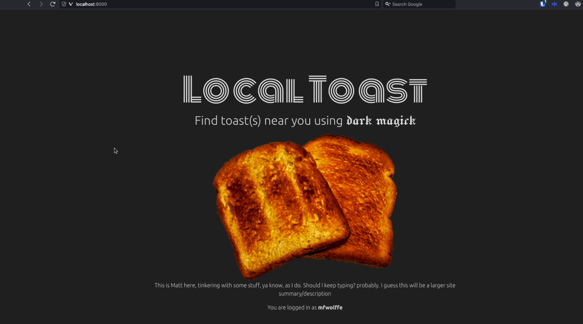 Local{Toast,Ghost,Roast}