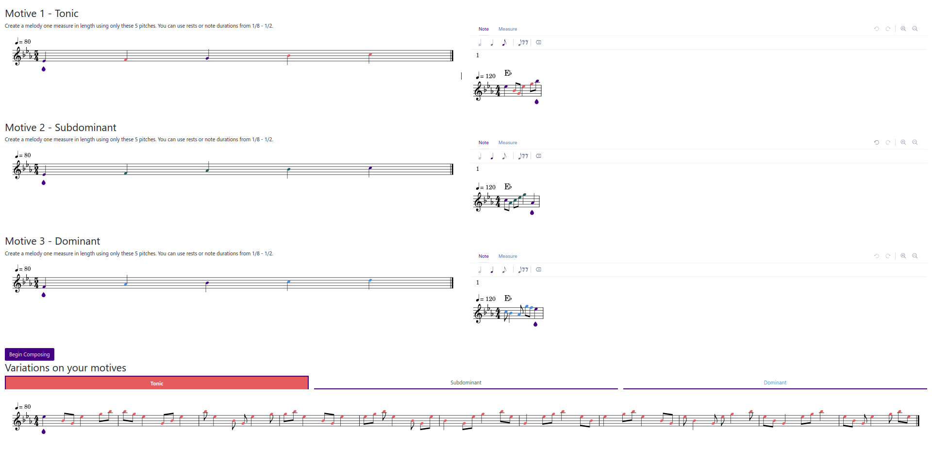 MusicCPR (NEA Create variations algos)